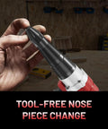 Cordless Rivet Gun Tool Compatible With 18V Max Battery Brushless Automatic Riveter nose piece change detail