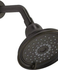 Oil-rubbed bronze shower head from Multifunction Shower Head And Handheld With Three Sprays Full Coverage Silk Spray And Pulsating Massage 1.75 Gpm Katalyst Air Induction Technology For Everyday Use