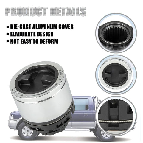 Manual Wheel Locking Hubs 2 Pack For Ford Ranger 1998 2003 Explorer 1995 2001 And Mazda B Series B2500 B3000 B4000 Pickup 1998 2009