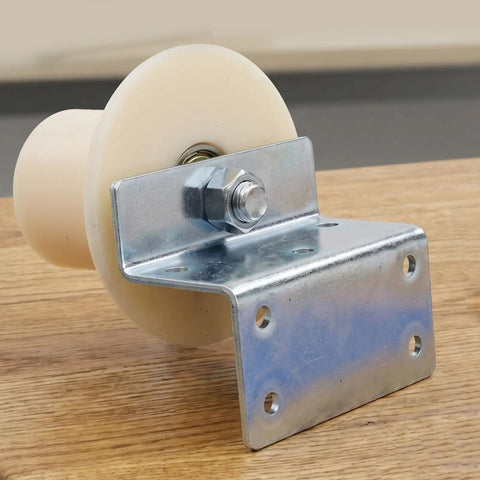 Top Shelf Garage Door Track Roller Wheel Pair With Heavy Duty Bearing Pulley And Wide Slot Channel Guide For B uttery Smooth Sliding Action And Zero Headache Installation Upgrade Your Garage Setup