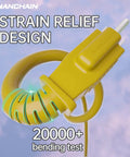 Indoor Outdoor Extension Cord 15 Feet Waterproof All Weather 16 AWG 3 Conductor Flexible Cold Resistant 13A 1625W SJTW 3 Prong Yellow Electric Cable ETL Listed Perfect For Yard Tools Patio Lights Generators And Mains Power On The Go strain relief design