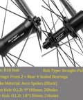 Classic Pro Carbon Wheelset With Deep 38, 50, 60, 88mm Depth For Rim Brake Road Bikes showing straight-pull R18 hub and aero spokes