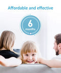 Family enjoying clean water, highlighting Two-Pack Water Filter Cartridge Replacement for InSinkErator F-201R HF05-MS HC151-S.