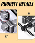 Product details of Two Jaw Adjustable Gear Puller for Bearings and Pulleys, Beefy Heavy Duty Separator Tool, Carbon Steel, 5 Inch Jaw Span