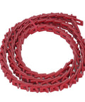Badass Heavy Duty Adjustable Pu V Belt 4 Foot Industrial Link Drive Belt Low Stretch Power Twist For Woodworking Lathe Table Saw Smooth Running Gear That Never Fails The Grind, red polyurethane belt.