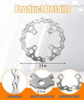 Front Brake Disc Rotor For Tuttio Soleil 01 Electric Bike Top Notch Performance Alloy Rotor with Superior Heat Dissipation, 7.5 in