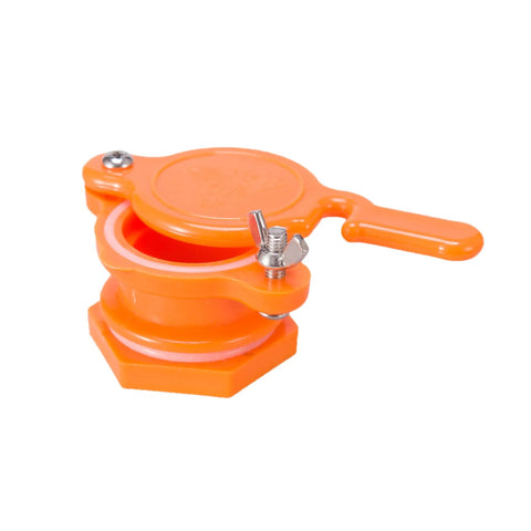 Two Pack Nylon Honey Gate Valves For Five Gallon Buckets Heavy Duty Food Grade Tap For Honey Extraction Equipment Fits Honey Extractor With Stainless Steel Wing Nuts Yellow