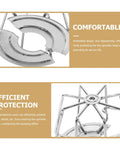 Robust Fire Sprinkler Guard 2 75 Inch Universal Head Cover KnockOut Bump Shield showing durable iron design for efficient protection.