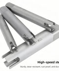 10 Piece Screw Tap Extractor Set For Removing Broken, Stripped, And Damaged Screws And Bolts, Heavy Duty High Speed Steel