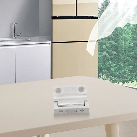 Heavy Duty Industrial Door Hinge For Mechanical Equipment Crafted From Grade 304 Stainless Steel With Protective Coating on table.