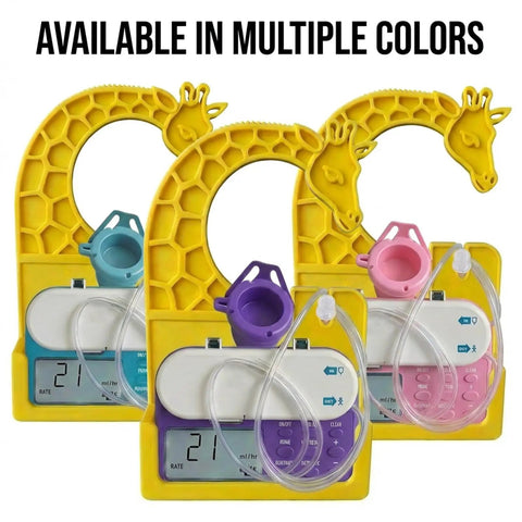 Feeding Pump Organizer For Infinity With One Click Tool Free Install Cute Giraffe Design Holder in multiple colors.