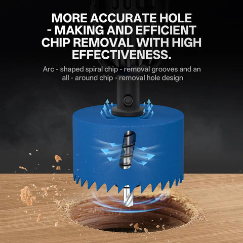 1 Inch Bi Metal Hole Saw With Center Drill For Quick Clean Holes In Wood Plastic Drywall And Thin Sheet Metal, cutting wood