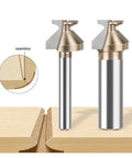 R8 Arc Bending Router Bit Set In 6/8/12mm And 14 Or Half Inch Shank Size showing mounted bits and seamless wood curves.