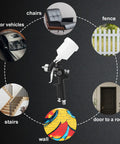 Mini HVLP Spray Gun With Precision Nozzles For Auto Touch Up Painting And Detailing No Drama Setup adjustable for various surfaces.