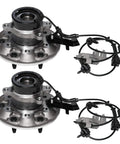 Front Wheel Bearing And Hub Assembly Set For 2004-2008 Chevrolet Colorado And GMC Canyon RWD With Z71 Suspension, 6-Stud Hub With ABS