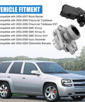 Direct Fit Front 4X4 Differential Axle Actuator Disconnect Housing Replacement For Chevy Trailblazer Envoy Bravada Ascender 9To7X 2002 2009 Includes Shaft Bearing Assembly 12471623 600115 on silver SUV