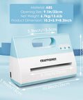 Front view of Electric Die Cutting Machine A4 With 9 Inch Automatic Embossing Starter Kit 110V 200W High Power Cutter for card making