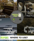 Wireless Propane Tank Gauge With Magnetic Sensor And Smart App Connectivity for BBQ grills, food trucks, boats, and RVs.