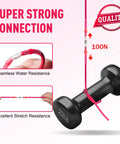 Red solder-seal heat-shrink butt connectors for AWG 22-18 wires, 100 pcs, waterproof marine/auto use