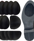 Non Slip Shoe Pads With Strong Adhesive Grips For Heels Silicone Sole Protectors To Shield Toe And Heel Durable Black 6 Pairs