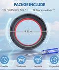 V11 V15 Dust Bin Top Fixed Sealing Ring Replacement For Vacuum Cleaners with T8 screwdriver, package contents shown