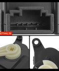 Premium Factory Style Hvac Heater Blend Door And Recirculation Actuator For Nissan Sentra Cube Juke Leaf detail showing connection and gear.