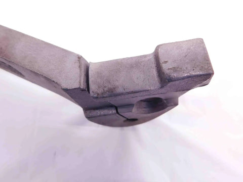 Close-up of a sturdy clamp from the Straight Up Heavy Duty Hardware Kit For 3/8 Inch Lathe Cutoff Tool Bits.