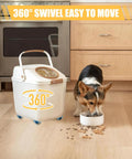 Mini Caster Wheels Set Of 12 Features Low Profile Nylon Rollers With Super Smooth Swivel Action designed for easy pet food container movement.