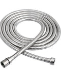 Extra Long 10 Ft Shower Hose In 304 Stainless Steel Handheld Replacement, kink free flexible pro grade rust proof extension