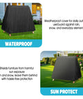 Waterproof A Frame Swing Cover For 72 Inch Porch Swings Glider Hammocks covering outdoor furniture, protecting from rain and sun