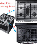 Cast Iron Side Grate Replacement For Gas Range Fits NX58H9500WS NX58H5600SS NX58R5601SS NX58J5600SG NX58F5500SS top view