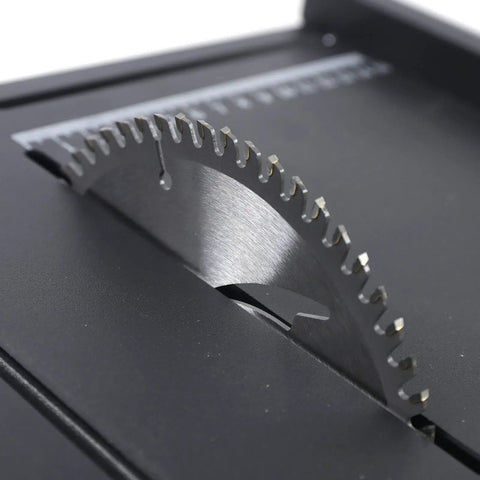 Genuine Usa Stock Ready To Roll Heavy Duty 7Speed Bench Grinder For Gem Faceting Jade Polishing Stone Carving Woodwork And Jewelry With Smooth 1600 To 3300Rpm Tuning Fast Setup showing close-up of cutting blade.