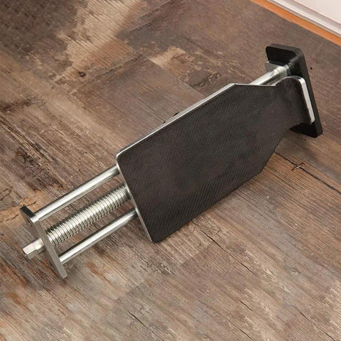 Quick Release Flooring Jack For Hardwood Floors Medium Duty Lightweight yet Sturdy fully galvanized steel and aluminum on wood floor