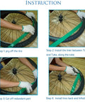Step-by-step guide installing Mountain Bike Tire Liner Inner Tube Flat Protector Pair For 24in 26in 29in Wheels 1mm Thick Polyurethane Barrier