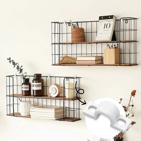 Dang Sturdy Wire Shelf Loop Clips Pair With 100 Matching Screws Heavy Duty Shelving Brackets For Closet Organization And Wall Racks Snap Up These Rock Solid Hangers For Zero Hassle Storage