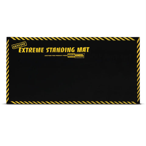 Anti Fatigue Standing Mat 18 By 36 Inches 1 Inch Thick With Safety Stripes For Workplace And Kitchen Use All Day Comfort Reduces Foot Leg And Back Fatigue Workhorse Anti Fatigue Mat For Standing