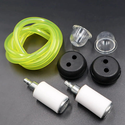Gas Tank Grommet Rubber Seal Kit For Legend Force 46cc Gas Tiller Cultivator A063001 Includes Two Grommets, Two Fuel Filters, One Fuel Line, Two Primer Bulbs For Leak Free Fit And Smooth Start Every Season