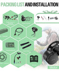 Mid Drive Ebike Conversion Kit 750W 1000W 500W For 68 To 73mm Frames With BBS02B And BBS HD Motors 48V Or 52V Includes Essential Accessories