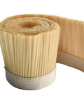 Rolled heavy duty pro grade nylon dust shoe brush kit for CNC routers and milling machines with durable canvas stitching.