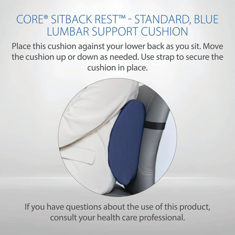 Premium Ergonomic Lumbar Support Cushion For Office Chair And Car Seats Provides Superior Lower Back Pain Relief shaped against lower back.