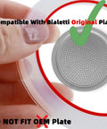 Top Notch Silicone Sealing Gaskets For 1 Cup Moka Express Stovetop Espresso Makers Six Pack Replacement Rings detail image