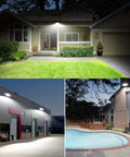 100W LED Flood Light Outdoor Waterproof Floodlight 10000 Lumens Crazy Bright Daylight White 5000K illuminating exterior spaces