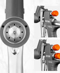 Kickstart Your Garage Refresh With This Top Shelf HVLP Spray Paint Gun Kit equipped with 1.4, 1.8, 2.0mm tips and air regulator details.