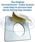 Replacement Micro Filtration Vacuum Bags For Hoover WindTunnel Upright Type Y And Z 9 Pack with EnviroClosure collar.