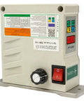 Real Deal 750W Belt Sander Polisher With Brushless Motor, 915X50mm Sanding Strip control panel with speed settings.
