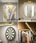 Battery Operated Wall Sconce With Motion Sensor And Remote Control Wireless Picture Light in various settings