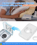 Replacement CPAP Gasket Kit for DreamStation 1 Flip Lid Seal and Humidifier Dry Box Inlet Seal, Silicone Gasket 1120613, Leak-Proof, Compatible With DreamStation Heated Humidifier by Philips Respironics, silicone seals