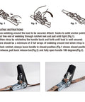Illustration and close-ups of Heavy Duty 900 Lb Break Strength 8 Pack 10ft Ratchet Straps For Motorcycles ATVs Scooters And Cargo