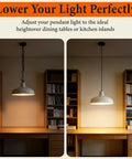 Dial In Your Perfect Drop Height Fast With These M10 Threaded Extension Rods Including Two Six And Twelve Inch Downrods Paired With A Sloped Ceiling Adapter So Pendants Or Chandeliers Look Legit And Level Over Island Setups.