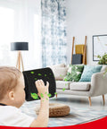 Child holding Foam Sleeve Filter Replacements For Most Wet Dry Vacuum Cleaners 5 Gallon And Up 5 Pack in modern living room